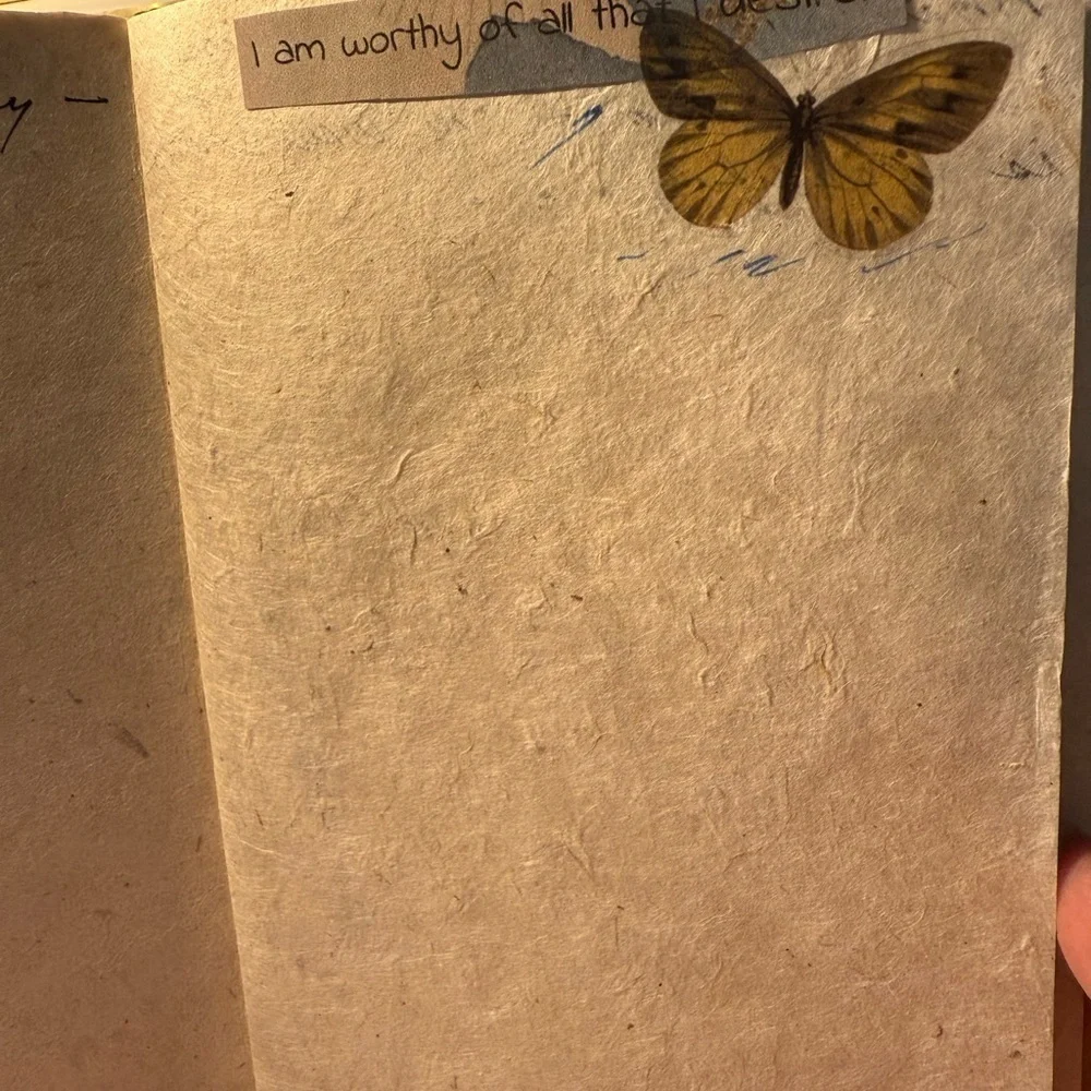 Handmade Aquarius Sign Journal 8x5 28 Pages